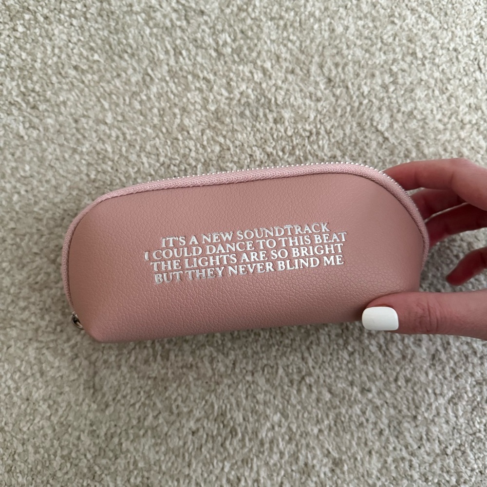 Taylor Swift 1989 Pink Cosmetic Pouch